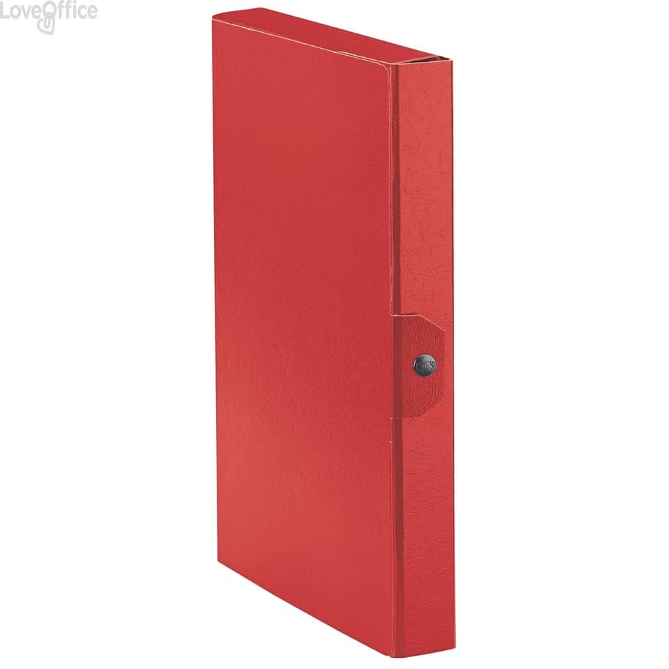 Scatole portaprogetti Eurobox Esselte - Dorso 4 cm - 25x35 cm - Rosso (conf.5)