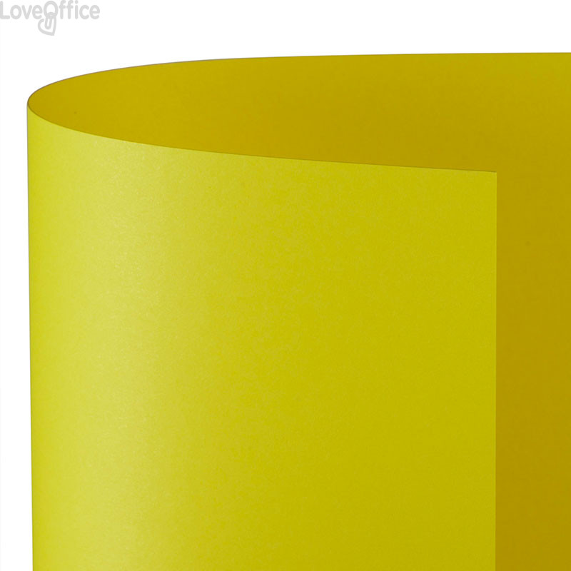 Cartoncini Bristol Gialli Favini - Lisci - 200 g/m² - 70x100 cm (Conf.10)
