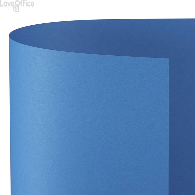 Cartoncini Bristol azzurri Favini - Lisci - 200 g/m² - 70x100 cm (Conf.10)