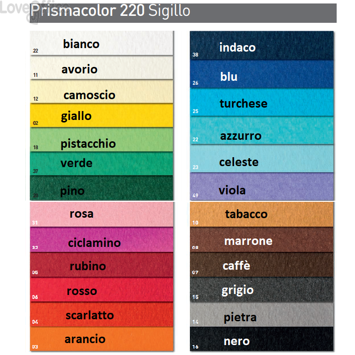 Cartoncini colorati PRISMA 220 Favini - 50x70 cm - Avorio (conf.20 fogli)