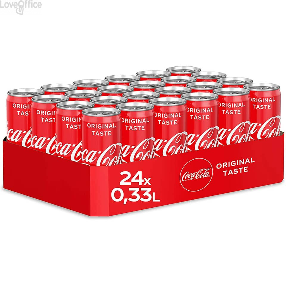 Coca Cola in lattina da 33 cl - conf.24 pezzi - 3-0016