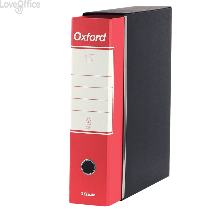 Esselte Raccoglitori Oxford - registratore commerciale - Dorso 8 - Rosso (conf.6)