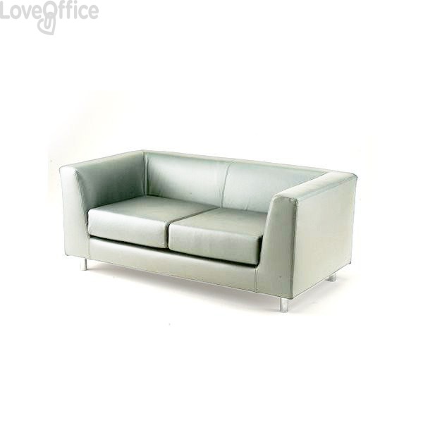 1350 Divano 2 Posti Divanetto Attesa In Similpelle Quad Unisit Bianco Qd2 Kq 654 48 Arredi E Lavagne Loveoffice