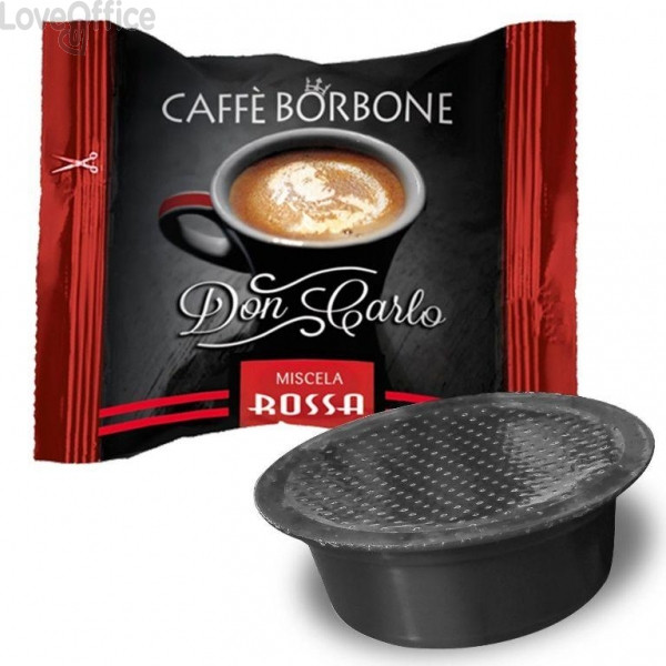 Capsule compatibili Don Carlo Caffe Borbone qualità Rossa (conf.100)