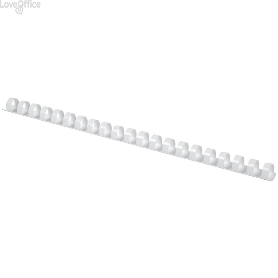 Dorsi a spirale Q-Connect A4 Bianco 10 mm - fino a 65 fogli (conf.100)