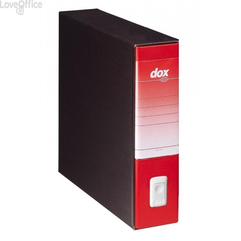 Registratore Dox 9 - Dorso 8 - 35x31,5 cm - Rosso - 000212B1