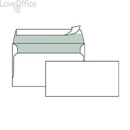Buste commerciali Pigna - taglio dritto - senza finestra - strip - 12x18 cm - 80 g/m² (conf.500)