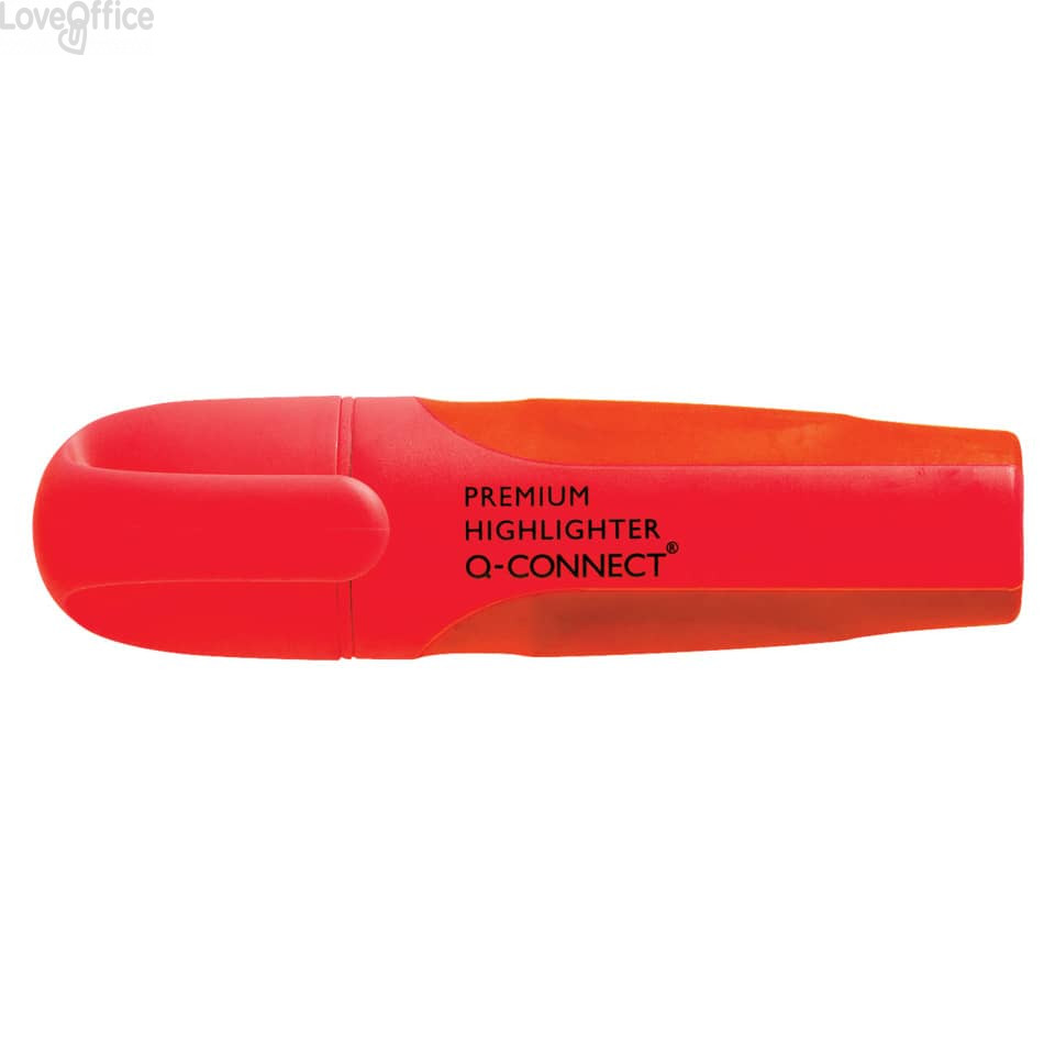 Evidenziatori rossi Q-Connect 2-5 mm KF16102 (conf.10)