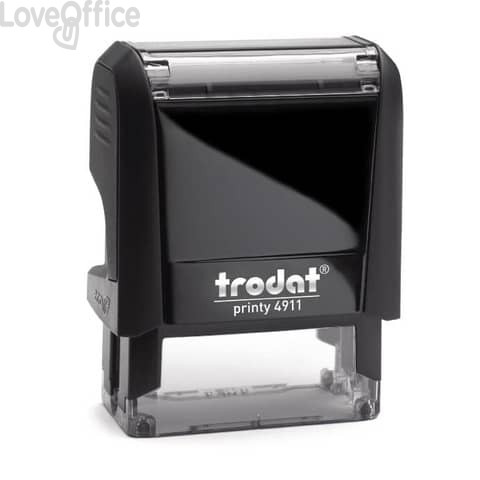 Timbro autoinchiostrante personalizzabile Trodat 4911 Printy P 4.0 - 38x14 mm - 3 righe