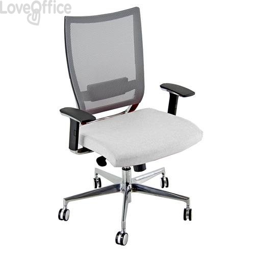 Sedia ergonomica da ufficio CONCEPT UNISIT - similpelle - Bianco - COTXL/KQ