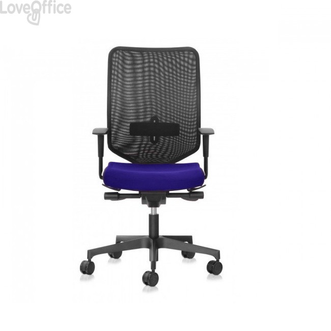 Sedia da ufficio ergonomica NEWAIR UNISIT - ignifugo - Blu - NWN/IB