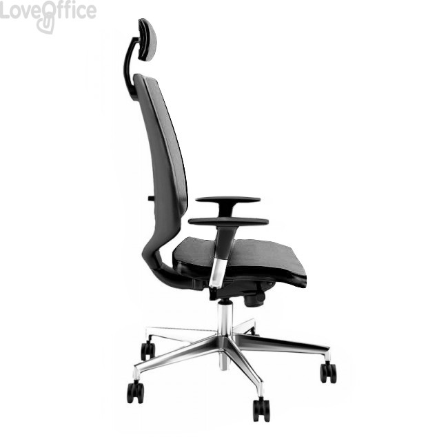 Q-TRE sedia ergonomica versione grigia