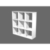 Libreria a giorno Maxicube bianco Artexport - 9 caselle - 104,1,8x29,2x103,9 cm