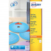 Etichette Full-Face CD Avery per stampanti Laser - Bianco finitura coprente ø117 mm - 2 et/ff - 25 fogli - L7676-25 (conf.50 etichette)