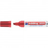 Pennarello indelebile Rosso Edding 500 - scalpello - 2-7 mm