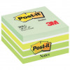 Foglietti riposizionabili Post-it® Cubo Pastello - 76x76 mm - Verde pastello, Verde neon, Verde ultra, 3 Bianco - 2028-G