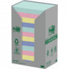 Foglietti Post-it® Notes in carta riciclata Assortito pastello - 38x51 mm - 653-1RPT (conf.24 blocchetti da 100 ff)