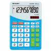 Calcolatrice da tavolo EL-M332B a 10 cifre Sharp - Blu - SH-ELM332BBL