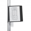 Leggio da parete Vario® Magnet Wall 10 Durable - 10 pannelli - A4 - Nero