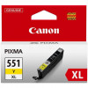 Cartuccia Originale Canon 6446B001 A.R. Chromalife 100+ CLI-551XL Y Giallo 