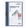 Cartellina con clip Durable DURACLIP® A4 - Dorso 3 mm - capacità 30 fogli in PVC Blu - 220007
