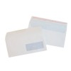 Buste postali con finestra Pigna Bianche - per stampa laser - taglio dritto - strip - 11x23 cm - 90 g/m² (conf.500)