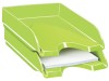 Vaschette portacorrispondenza CepPro Gloss in polist. impilabile in verticale o a scalare Verde anice - 1002000301 (conf.10)
