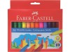 Pennarelli Faber-Castell CASTELLO Jumbo punta grossa 5 mm Assortito (astuccio di cartone da 24)