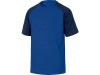 T-Shirt Mach Delta Plus bicolore girocollo manica corta cotone azzurro-blu - XXL - GENOABMXX