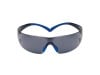 Occhiali di protezione 3M SecureFit™ 400 montatura Scotchgard™ anti nebbia - lenti grigie blu/grigio - SF402SGAF-BLU