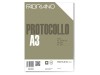 Fogli protocollo Bianchi Fabriano - Bianco senza rigatura - 60 g/m² - A4 chiuso - A3 aperto (conf.200 fogli)