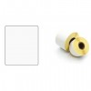 Etichette adesive in rotoli per stampanti trasferimento termico diretto Printex 100x100 cm Bianco permanenti (conf.500)