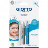 Tris tematico di matite cosmetiche GIOTTO Bianco, Argento, Azzurro - Princess 473400