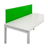 Schermo frontale per scrivania LineKit - Verde - 160x1,8x41 cm