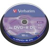DVD Verbatim - DVD+R - 8,5 Gb - 8x - DL - Spindle (conf.10)