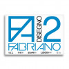 Album da disegno Fabriano F2 - Liscio - 33x48 cm - collato - 110 g/m² - 12 fogli