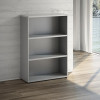 Mobile libreria a giorno LineKit - grigio - 2 ripiani - 90x40,1x129,3 cm