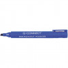 Pennarelli indelebili Q-Connect punta a scalpello 1,2-5 mm Blu (conf.10)
