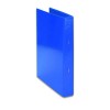 Raccoglitore ad anelli Iris Euro-Cart - in carta plastificata - Dorso 4 cm - 22x30 cm - Blu