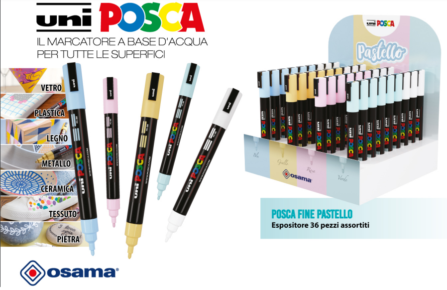 Post nostalgia: gli Uniposca, i pennarelli che ci riportano negli anni '90  - LoveOffice®