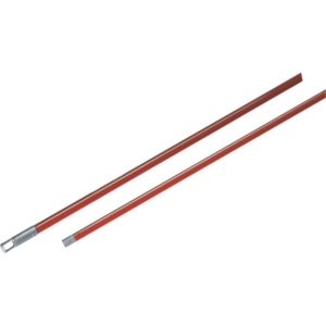 Manico in metallo 130 cm Rosso Vital compatibili - metallico - Attacco a vite italiana-0