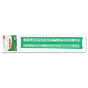 Normografo Norme Uni Arda - 22,9x4,8 cm - 7 mm - 3007-0