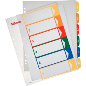 Rubrica numerica PPL Maxi stampabile al PC Esselte - 6 tasti scrivibili - 100212-0