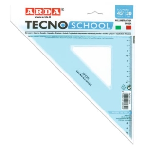 Linea Tecnoschool Arda - Squadra 45° - 45° 30 cm-0