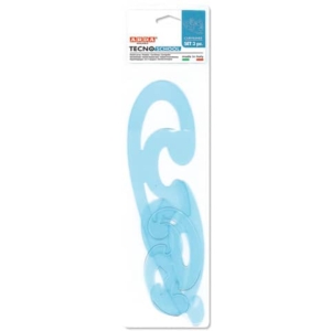 Set curvilinee Arda - Azzurro Trasparente - 41200 (conf.3)-0