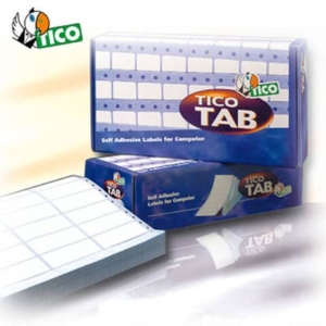 Etichette Bianche modulo continuo Tico - 1 pista - 89x23,5 mm - 12 et/ff - TAB1-0892 (conf.500 fogli)-0