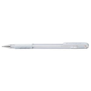Roller gel Hybrid grip Pentel - Bianco - 0,8 mm - K118-LW-0
