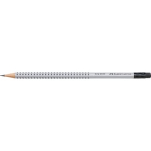 Matite in grafite Grip Faber Castell 2001 - Lapis B con gommino (conf.12)-0