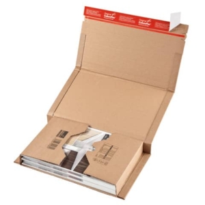 Scatole postali Colompac - Avana - 38,8x28x10 cm (conf.20)-0