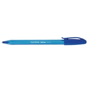 Paper Mate InkJoy 100 - Blu - 1 mm - Penne a sfera con cappuccio (conf.100)-0
